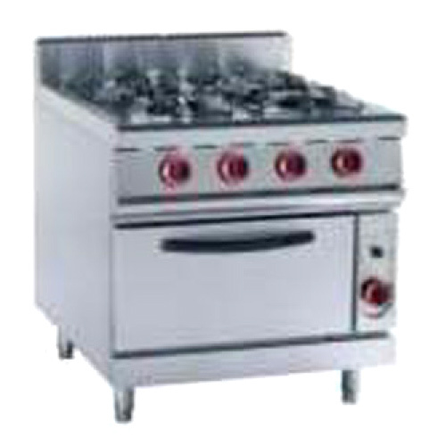 Four Burner Oven - Stainless Steel, Customized Size | Electric Power Source for Commercial Hotel Use