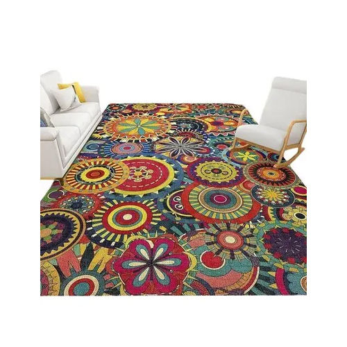 Multicolor Multi Collor Colorful Vintage Flower Designer Rugs