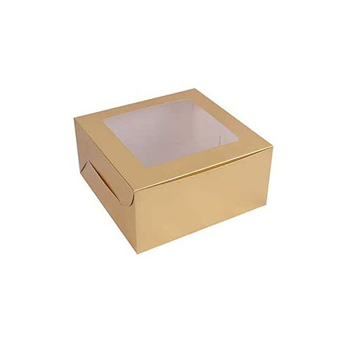 Cake Box - High Quality Laminated Material, Customized Sizes with Glossy Lamination and Unique Embossing Finish | Warranty Included for Peace of Mind