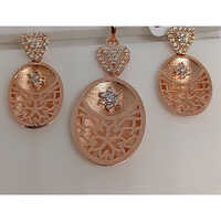 Rose Gold Pendant Set Gender: Women's