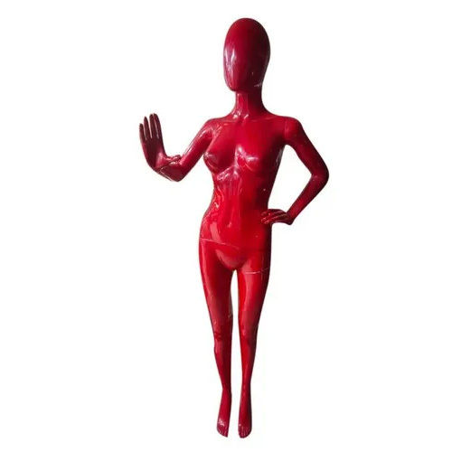 Red Color Female Standing Mannequins