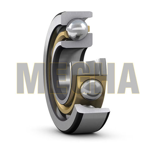 Silver Industrial Angular Contact Ball Bearing