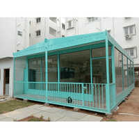 Ms Prefabricated House - Color: Blue