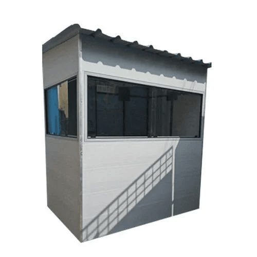 Paint Coated Prefab Security Cabin - Color: White