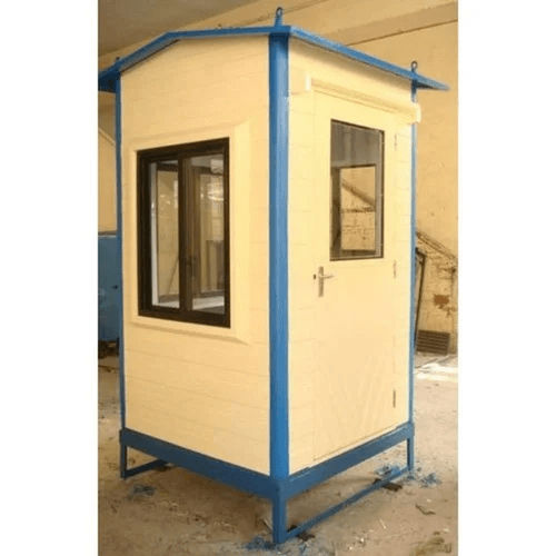 Modular Steel Portable Security Cabin - Color: Brown