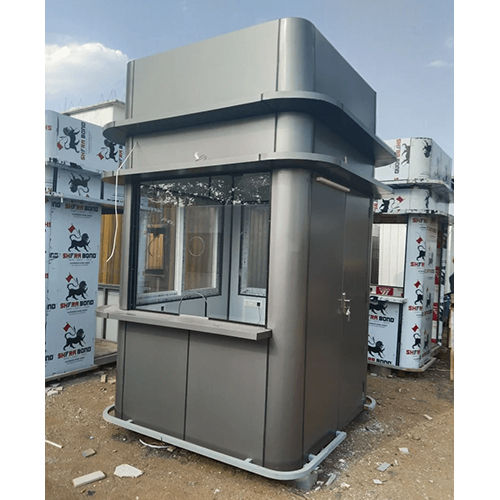 Steel Portable Toll Booth Security Cabin