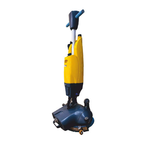 Yellow Mini Scrubber Machine