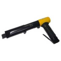 Db-ns-505 Air Needle Scaler - Steel And Plastic, 13"/330mm, Black And Yellow | Portable Ergonomic Grip, Pneumatic Motor, Low Noise