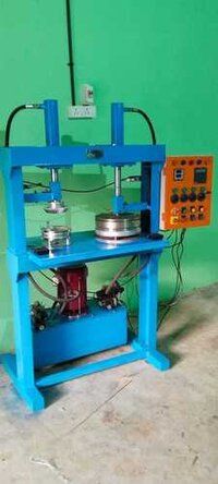 Double Dye hydrualic semi  automatic Dona Thali machine