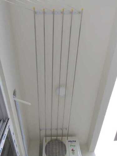 Roof mounted  cloth drying hangers in Peruva kerala