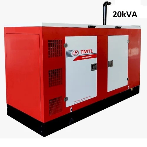Red 20Kva Eicher Diesel Generator