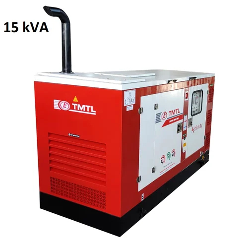 Red 15Kva Prime Eicher Diesel Generator