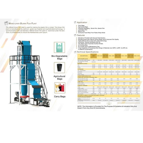 Ldpe Stretch Film Making Machine