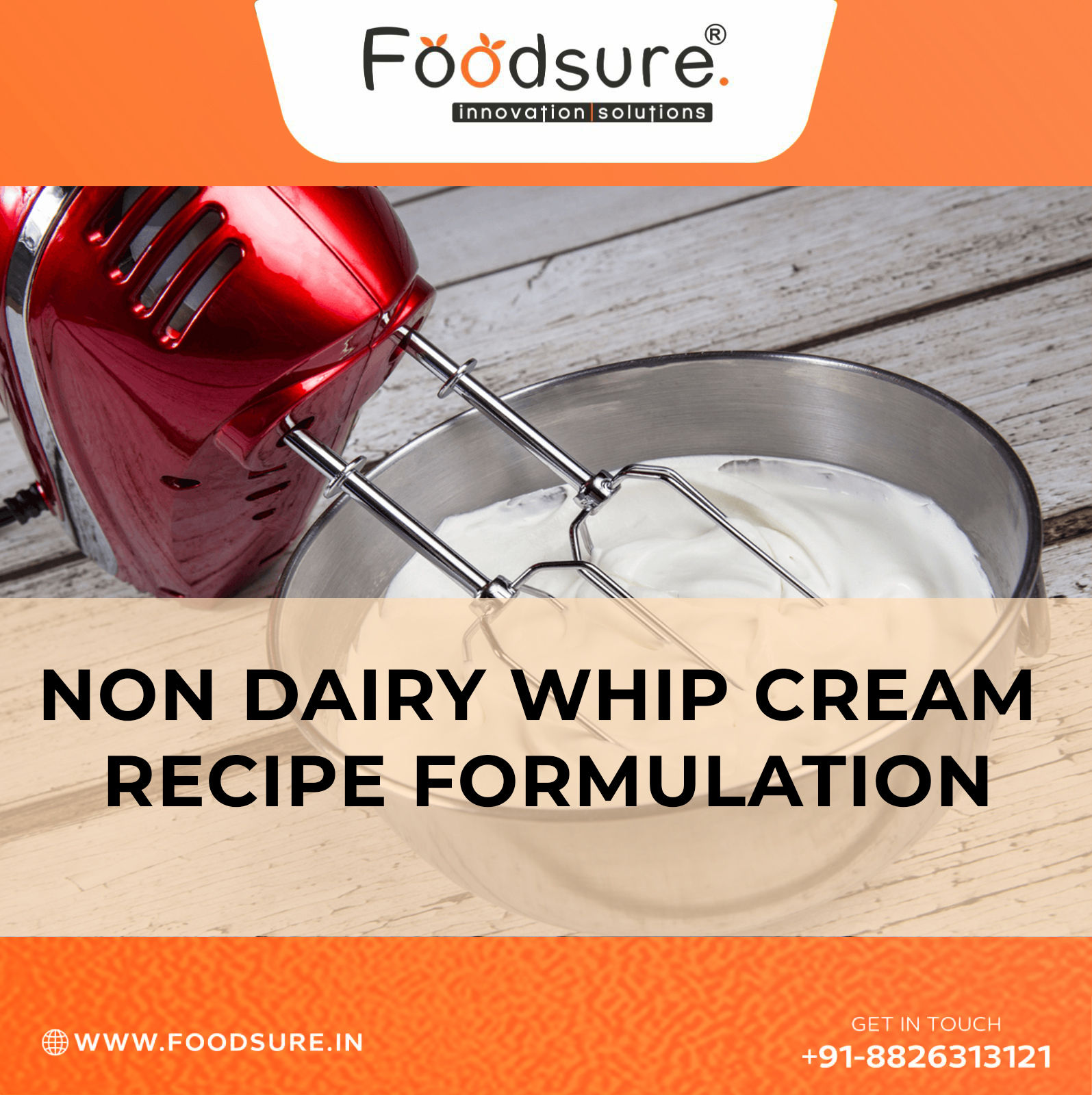 Non Dairy Whipped Cream Recipe Formulation