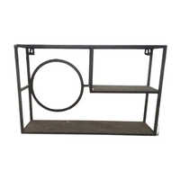 Iron Rectangular Wall Shelf
