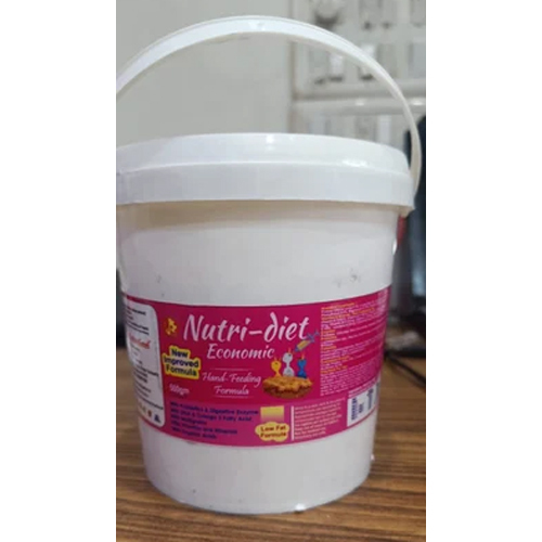 Water Soluble Calcium Pet Nutri Diet Bird Hand Feeding Formula - Natural Ingredients Blend White Color | Supports Immune System No Additives