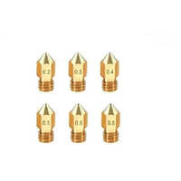 3d Printer Nozzle High Quality Precise Mk8 Nozzle For 3d Printer Hot End - Brass 0.4mm Golden, Polished High Precision