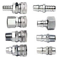 Steel Quick Release Couplings For Pneumatic Socket Fittings