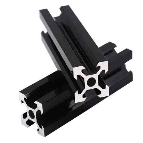 Aluminium Profiles 2020 V Slot Extrusion Black Anodized