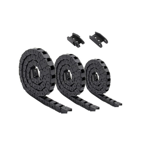 Cable Drag Chain 1000mm Wire Carrier with End Connectors for CNC Router Machine 3D Printer Parts