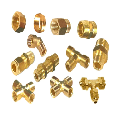 Brass Compression Pipe Fittings for Pneumatic Plumbing, Oil
