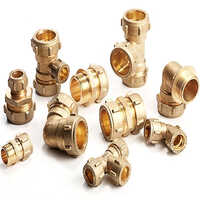 Brass Tube Fittings for Pneumatic Plumbing