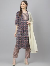 Ladies Kurta Set - Color: Multi