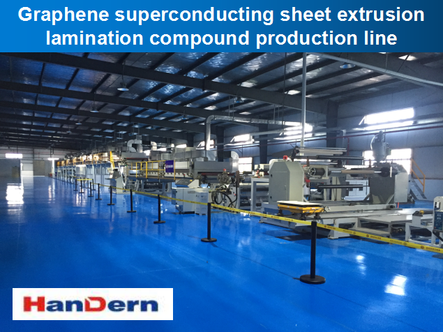 Graphene Superconducting Sheet Extrusion Lamination Compound machine