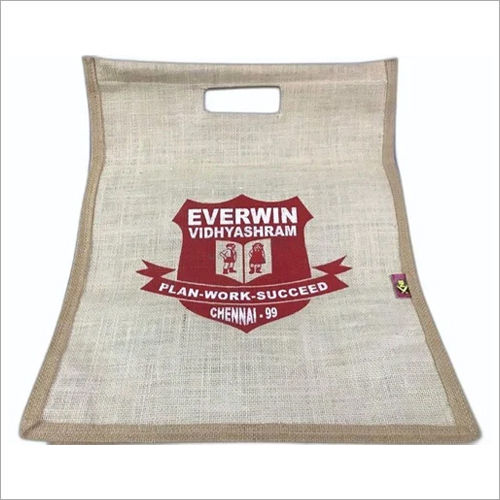 Jute School Promotional Bag - Color: Brown