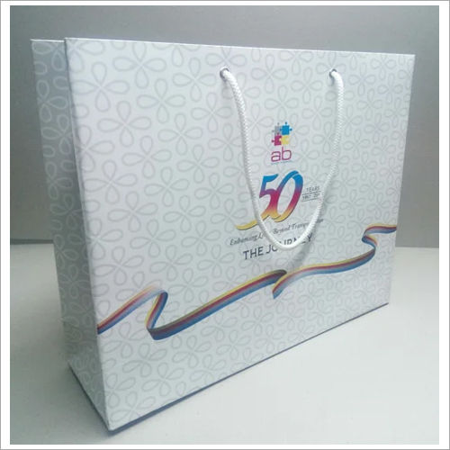 White Laminated Paper Bag