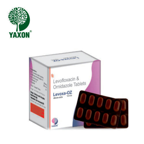 LEVOFLOXACIN 250 MG  ORINDAZOLE 500 MG TABLET