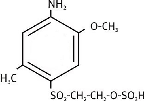 Vinyl sulphone para cresidine base