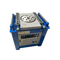 Blue Fully Automatic Bar Bending Machine