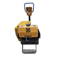 XMR030 Mini Vibratory Compactor - High-Quality Steel, 600mm Width, 350kg Weight, Yellow | 20kN Exciting Force, 75Hz Frequency, Manual Control System, 5.5HP Power, Hydraulic Method, Warranty Included