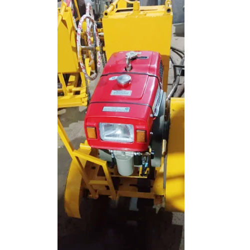 Yellow Pqc Groove Cutting Machine