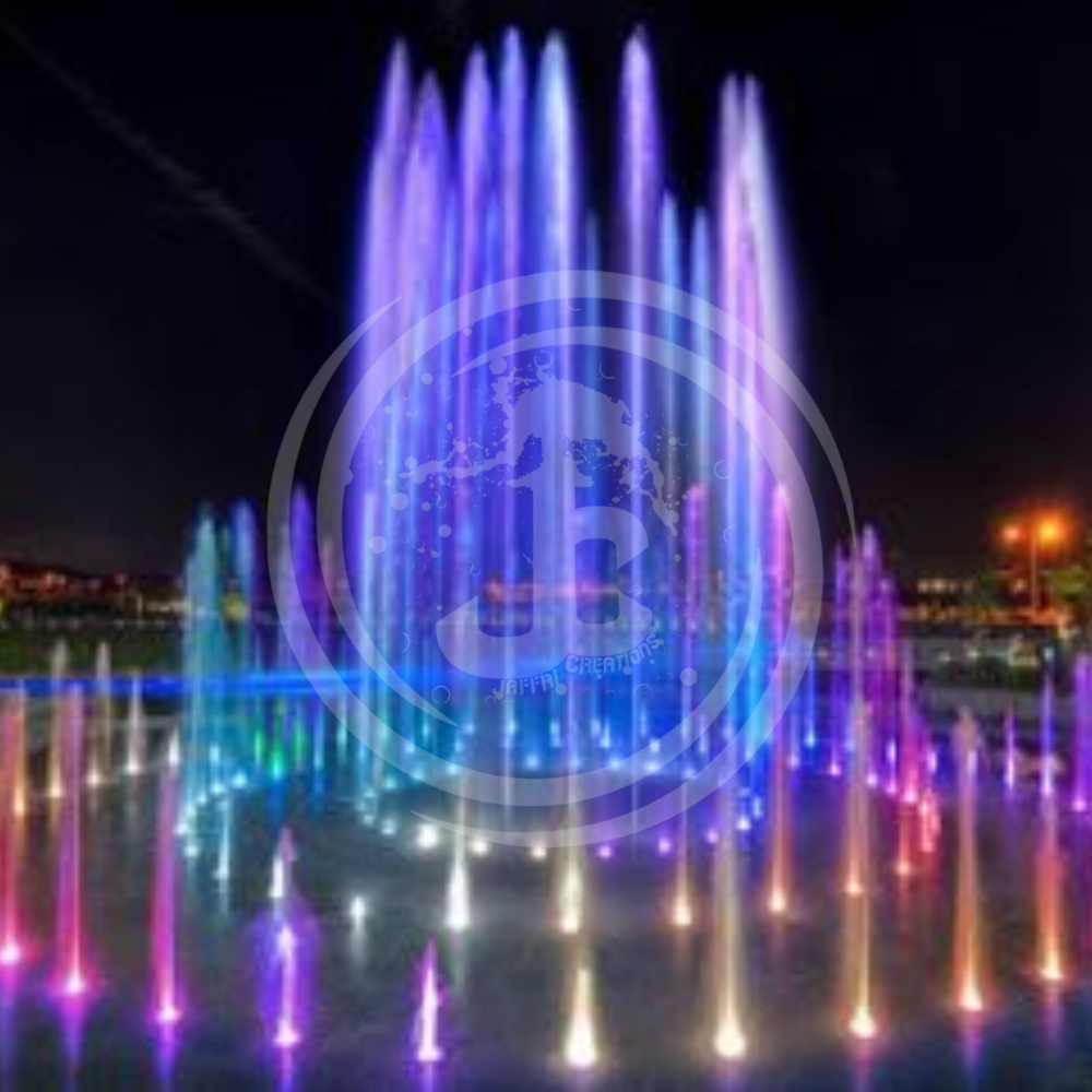 MUSICAL PROGRAMMED WATER FOUNTAIN