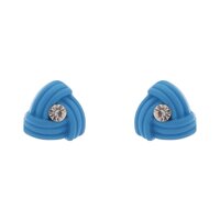 Centerstone Triangle Earrings