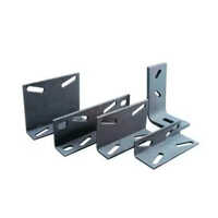 Elevator Line Brackets Slotted - Mild Steel, Customized Size, Grey | Industrial Use, Robust Design For Enhanced Durability And Stability