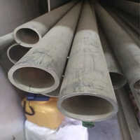 317l Stainless Steel Pipe - 6 Meter Length, Grey Color, Round Shape