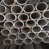 316 Stainless Steel Pipe - 3 Meter Length, Round Grey Design