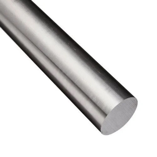 Silver Stainless Steel Black Round Bar