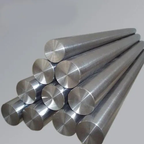 Monel Round Bar - Stainless Steel, Round Shape, Silver Color | Ideal For Manufacturing Applications