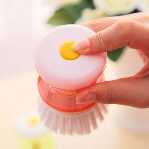 CLEANING BRUSH WITH LIQUID SOAP DISPENSER (0159A)