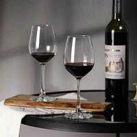 Smartserve Redwhite Crystal Wine Glass Set Of 6 350ml Gift Set Capacity: 350 Milliliter (ml)