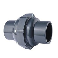 High Pressure Pvc Swing Check Valve - Color: Black
