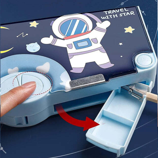MULTIFUNCTIONAL PENCIL BOX FOR KIDS SPACE PENCIL BOX FOR BOYS KIDS PENCIL BOX FOR BOYS AND GIRLS (0052)