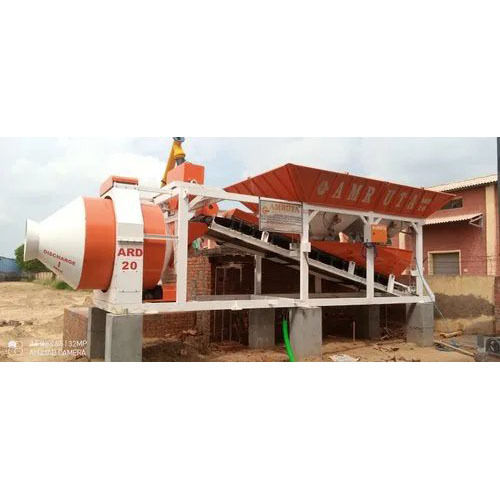 Mobile Batching Plant With Reversible Mixer