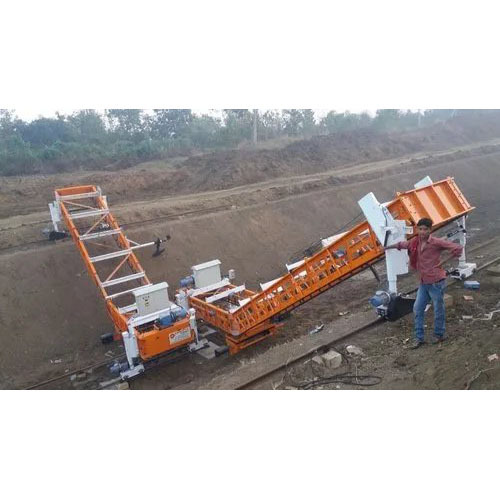 Automatic Canal Paver Machine