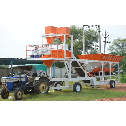 Mobile Batching Plant With Pan Mixer