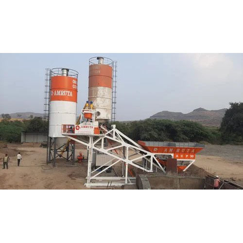 Pan Mixer Type Concrete Batching Plant